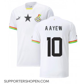 Ghana Andre Ayew #10 Hemma Matchtröja VM 2022 Kortärmad